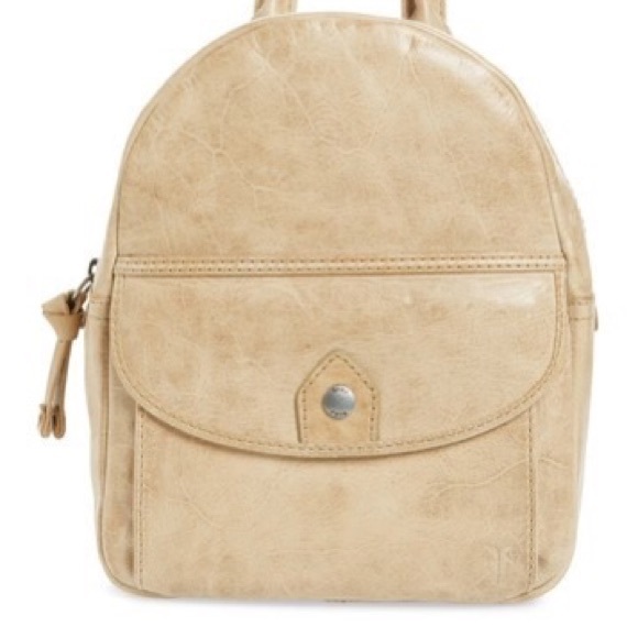 frye melissa leather backpack